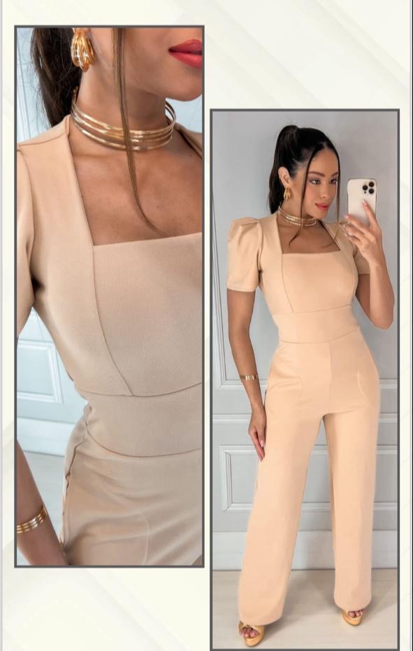 Jumpsuit with elastane