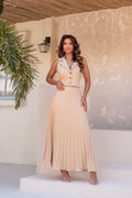 ✨ Colette Top & Pleated Maxi Skirt Set ✨