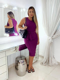 Sleeveless Midi Dress in Montaria Knit