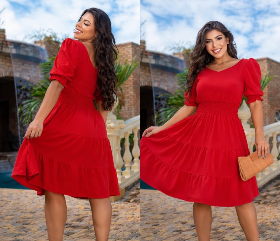 Short sleeve midi dre